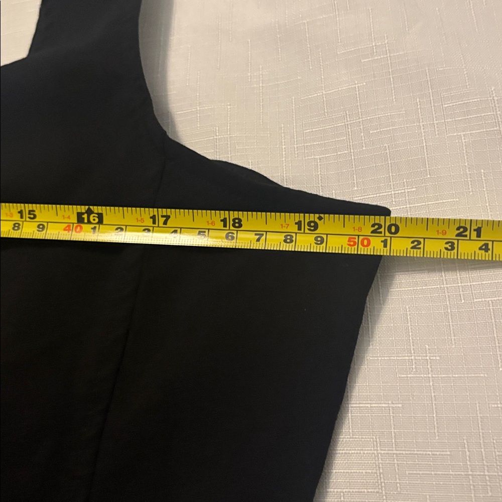 Torrid Deep Black Zip-Up Corset Top SZ 2X cropped lined sleeveless goth grunge - Picture 8 of 14